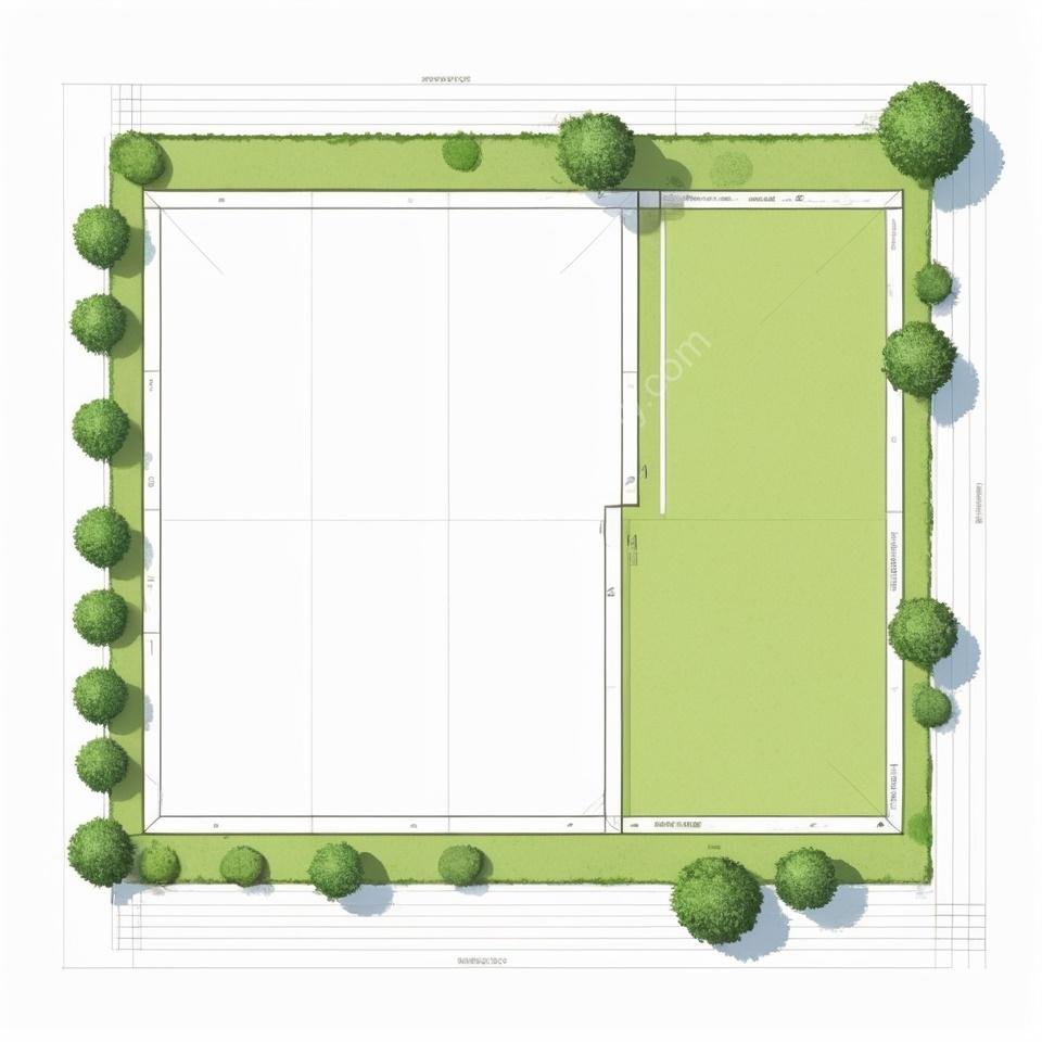 land sketch Plot for sale Green Field Pirayiri