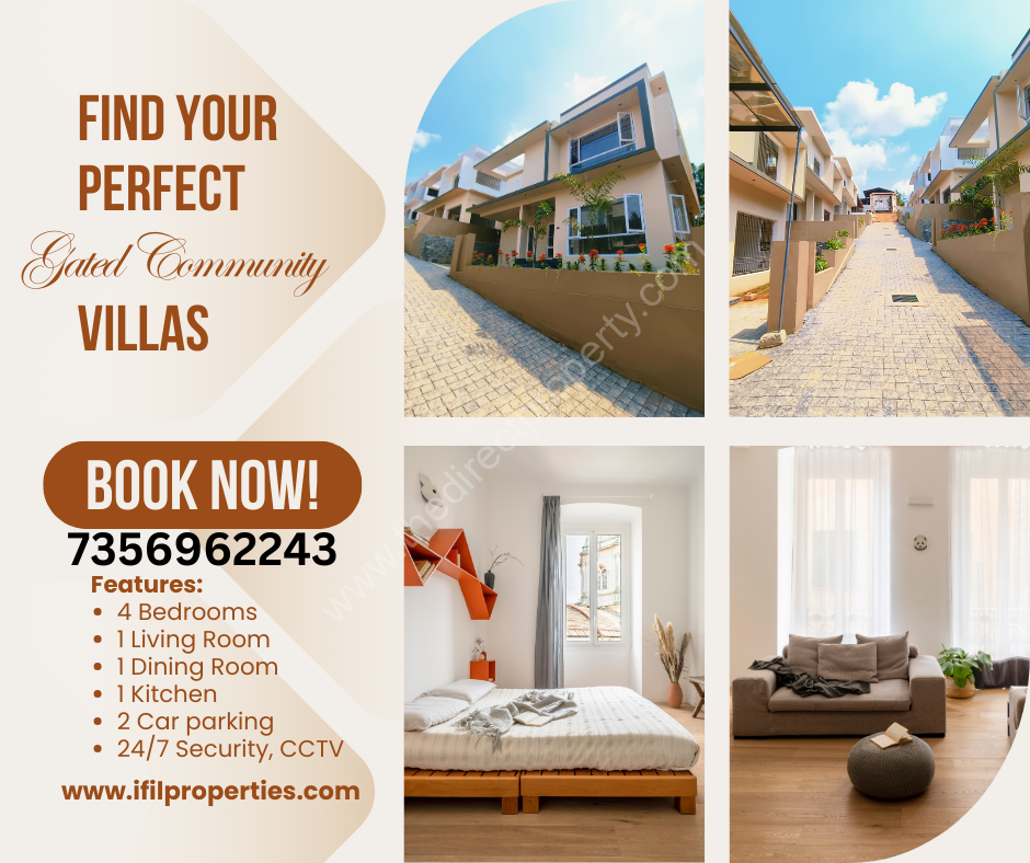 Brown Beige Modern Photo Collage Real Estate Facebook Post