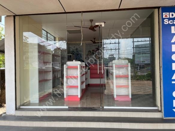 Commercial storefront in Vandanam Alleppey