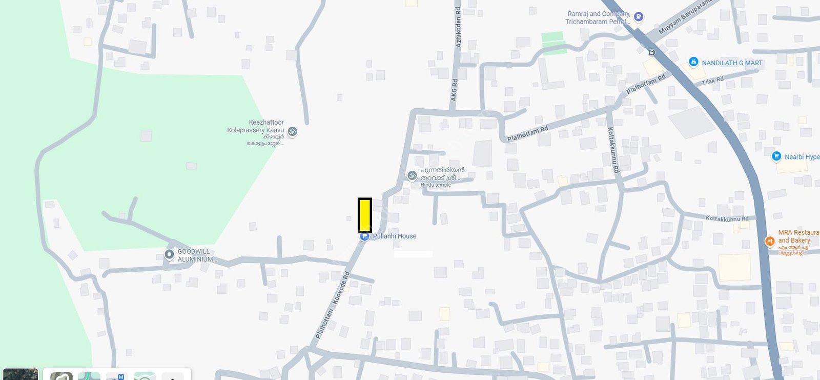 Residential plot for sale in Plathottam Taliparamba Kannur