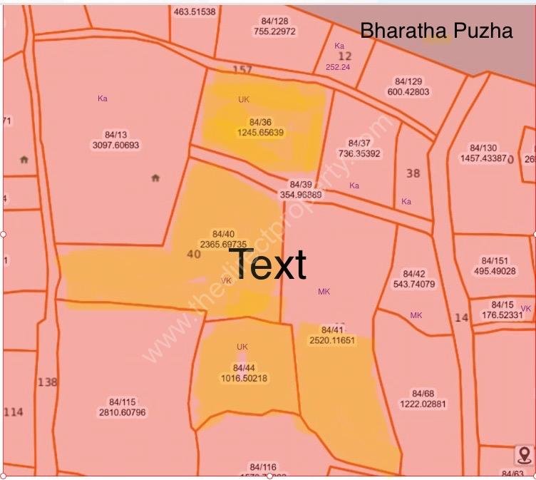 Land for sale in Kannanoor Trithala village