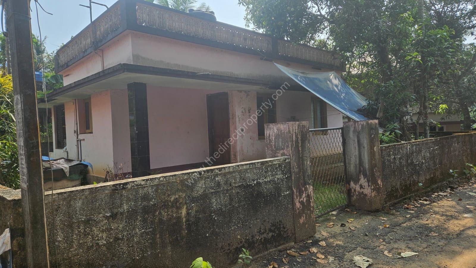 Land with an old house for sale in Thiruvankulam