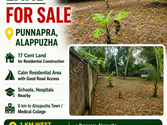 land for sale in Punnapra