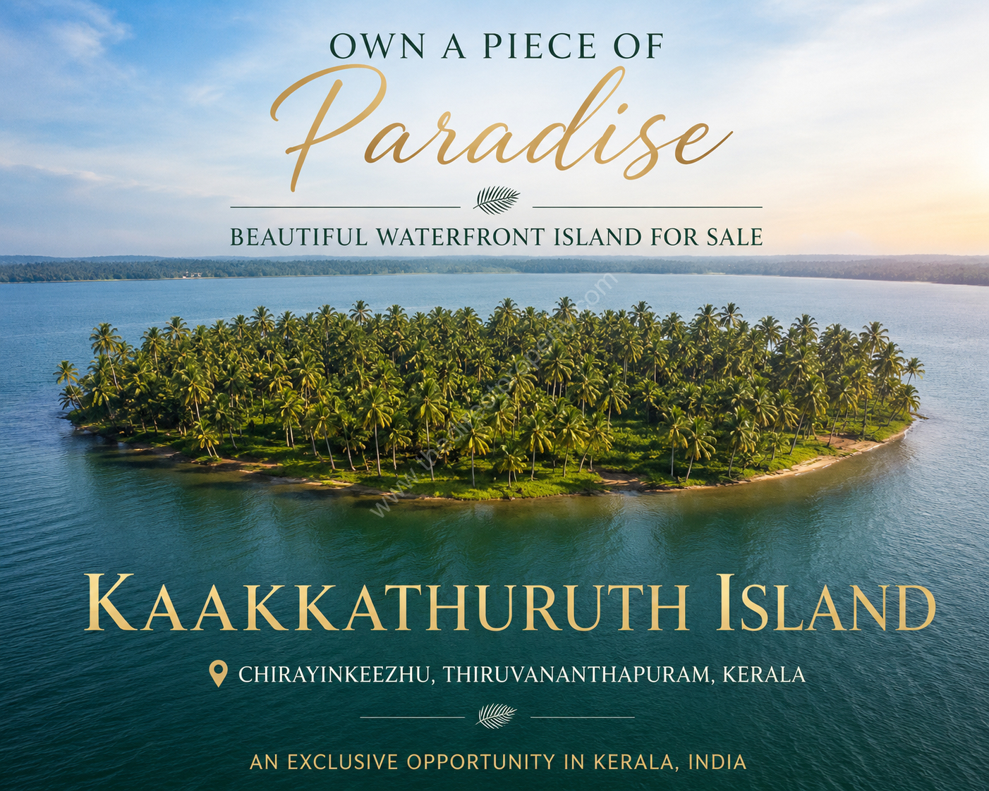 kaaka beautiful Island for sale in Trivandrum